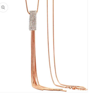 Chain Necklace Pendant Necklace Women Sweater Necklace Imitation Crystal Necklace for Women Jewelry Gifts Necklace on Neck 2023